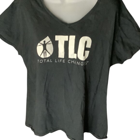 Total Life Changes Black Womens T-Shirt 2XL 100% Cotton Lightweight Anvil Brand - Picture 13 of 15